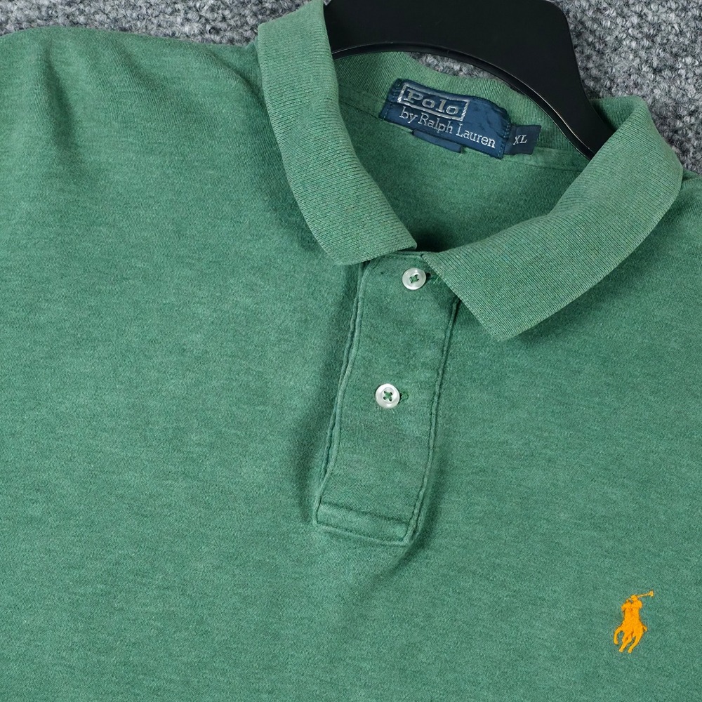 Polo Ralph Lauren Mens Green Short Sleeve Classic Fit Polo Shirt XL